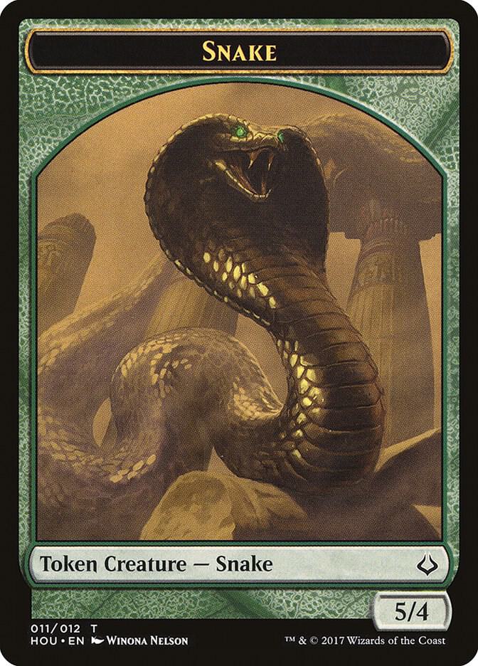 Snake Token - Hour of Devastation - Magic: The Gathering