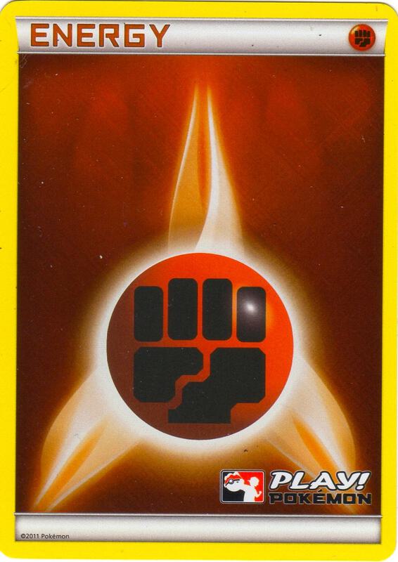 Fighting Energy (2011 Play! Pokemon)  from League & Championship Cards