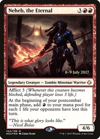 Neheb, the Eternal - Prerelease Cards - Magic: The Gathering card