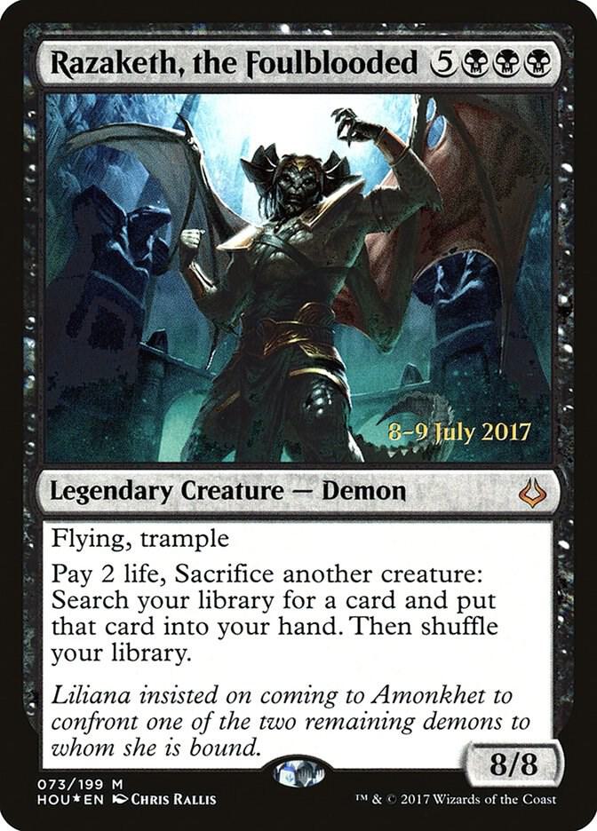 Razaketh, the Foulblooded #73s — Hour of Devastation Promos