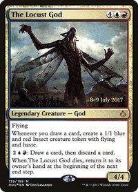 The Locust God - Prerelease Cards - Magic: The Gathering card