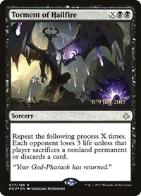 Torment of Hailfire (Prerelease Cards)