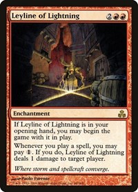 Leyline of Lightning - Guildpact - Magic: The Gathering card