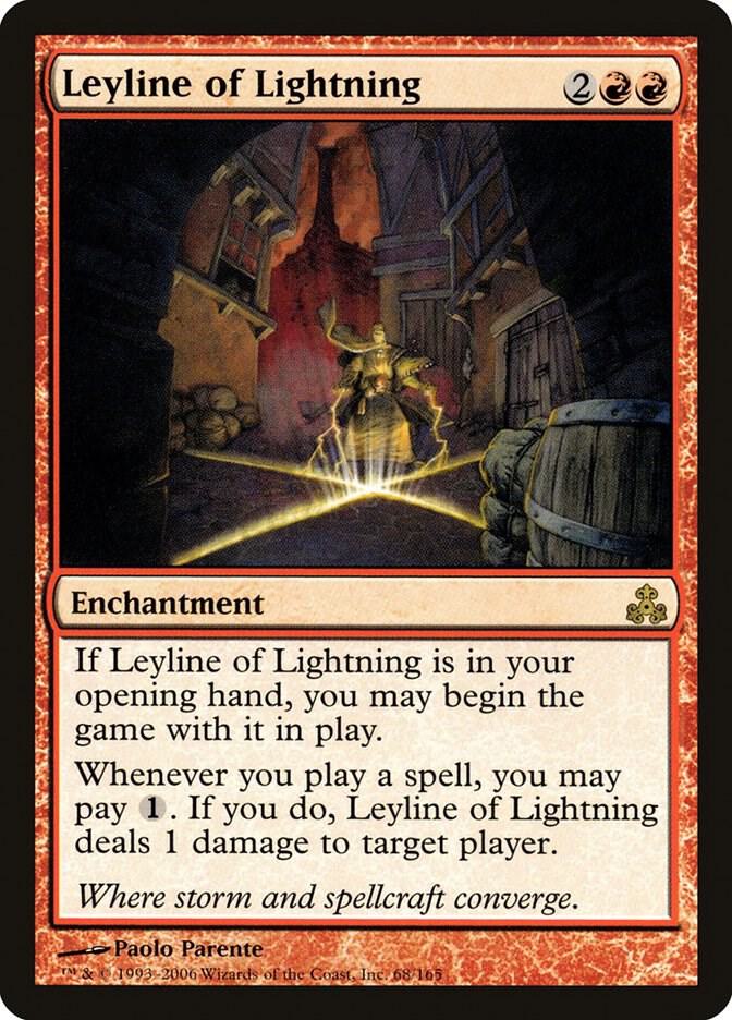 Leyline of Lightning - Guildpact - Magic: The Gathering