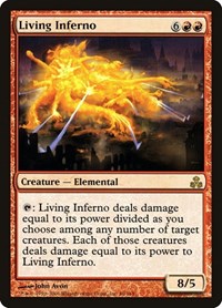 Living Inferno - Guildpact - Magic: The Gathering card