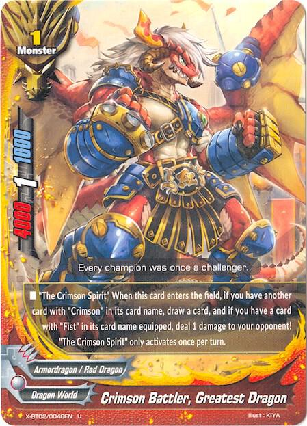Crimson Battler, Greatest Dragon - Chaos Control Crisis - Future