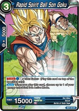 Rapid Spirit Ball Son Goku #SD1-04 — Galactic Battle