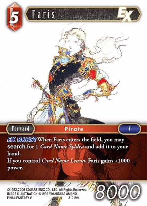 Faris EX - Opus III - Final Fantasy TCG - TCGplayer.com