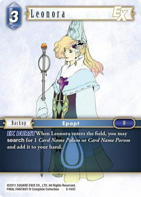 Leonora EX (Opus III) — Final Fantasy TCG card
