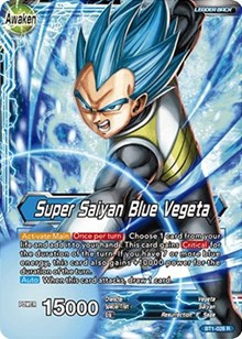 Vegeta // Super Saiyan Blue Vegeta card art