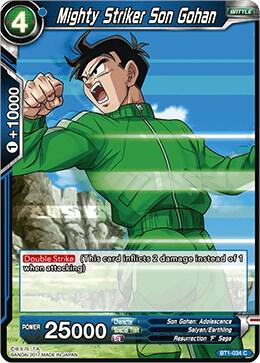 Mighty Striker Son Gohan #BT1-034 — Galactic Battle