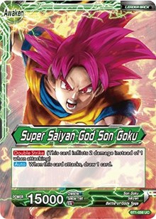 Son Goku // Super Saiyan God Son Goku card art