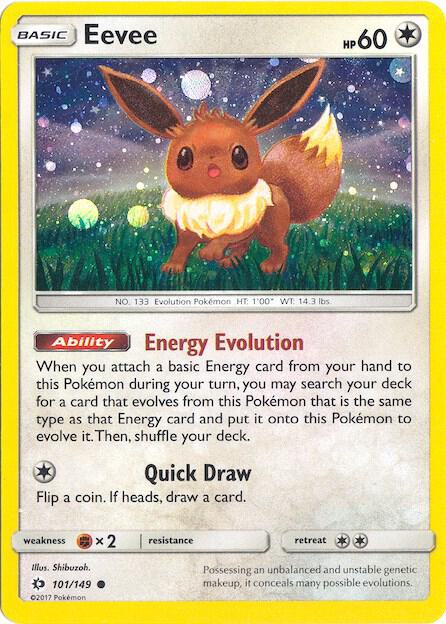 Eevee - 101/149 (Cosmos Holo) 101/149 from Miscellaneous Cards & Products
