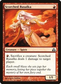 Scorched Rusalka - Guildpact - Magic: The Gathering card