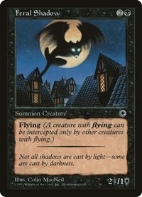 Feral Shadow (Reminder Text) - Portal - Magic: The Gathering card
