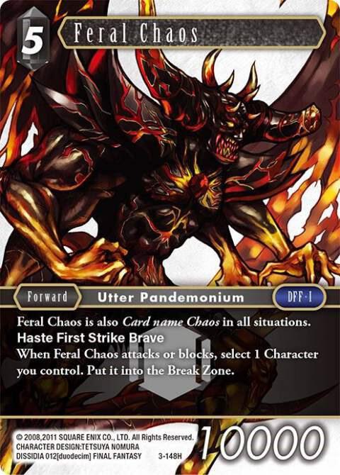Feral Chaos - Opus III - Final Fantasy TCG - TCGplayer.com