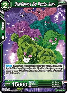Overflowing Bio Warrior Army #BT1-078 — Galactic Battle