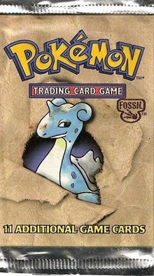 Fossil Booster Pack [Unlimited Edition] from Fossil Pokemon card image
