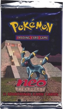 Neo Discovery Booster Pack [Unlimited Edition] from Neo Discovery Pokemon card image