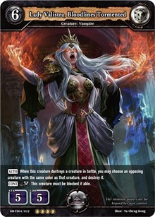 Lady Valistra, Bloodlines Tormented