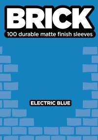 BRICK - Electric Blue (100-Pack) · Legion Premium Supplies Card Sleeves