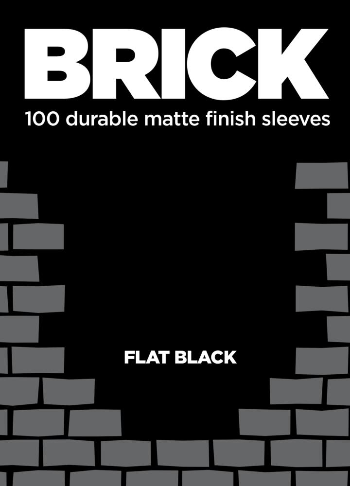 BRICK - Flat Black (100-Pack) - Legion Premium Supplies Card Sleeves - Card Sleeves - TCGplayer.com BRICK - Flat Black (100-Pack) - Legion Premium Supplies Card Sleeves - Card Sleeves - TCGplayer.com
