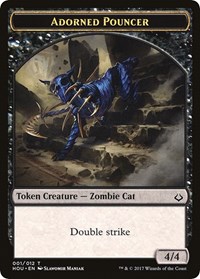 Adorned Pouncer // Horse Double-Sided Token
