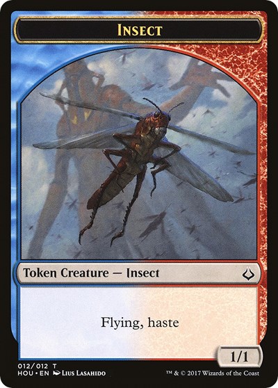 Insect // Warrior Double-Sided Token