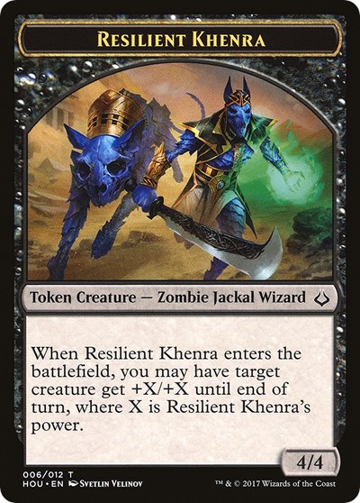 Resilient Khenra // Zombie Double-Sided Token
