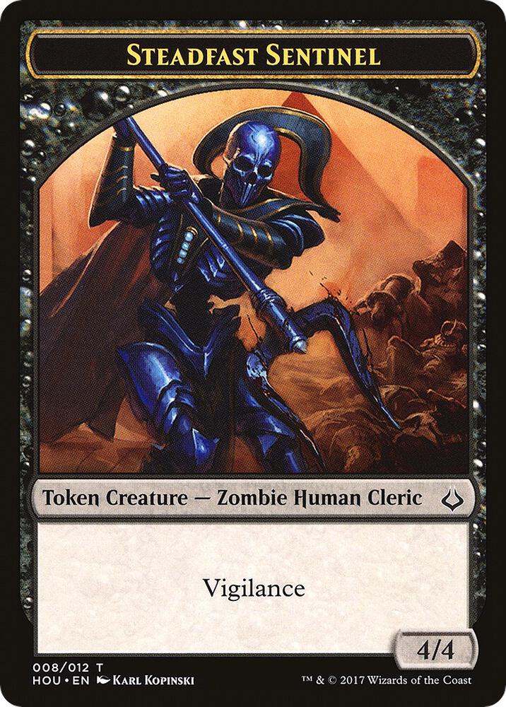 Steadfast Sentinel // Zombie Double-Sided Token - Hour of