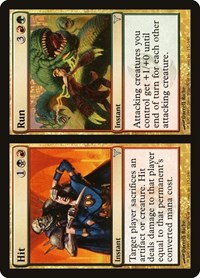Hit // Run - Dissension - Magic: The Gathering card