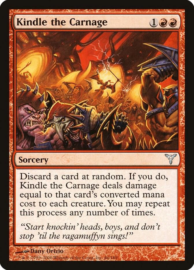 Kindle the Carnage - Dissension - Magic: The Gathering - TCGplayer.com
