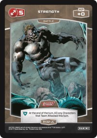 5 Strength (R132-JL) - MetaX TCG Justice League trading card