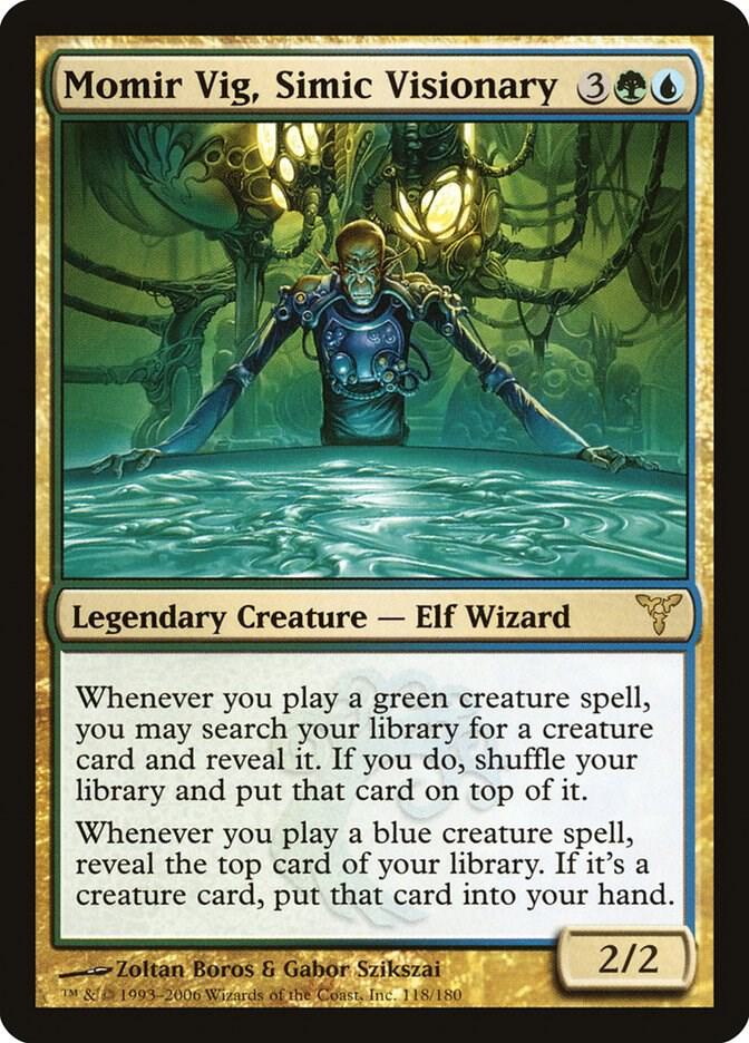Momir Vig, Simic Visionary - Dissension - Magic: The Gathering