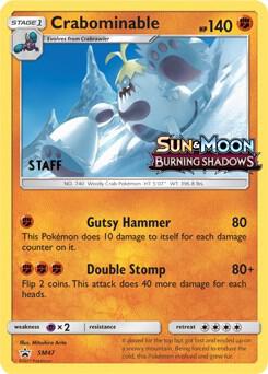 Crabominable - SM47 (Prerelease) [Staff] SM47 from SM Promos