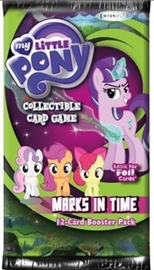 My Little Pony CCG: Marks in Time Booster Pack from Marks in Time Pokemon card image