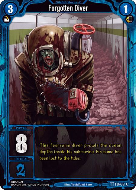 Forgotten Diver - Zombie World Order TCG - Set 1 - Zombie World