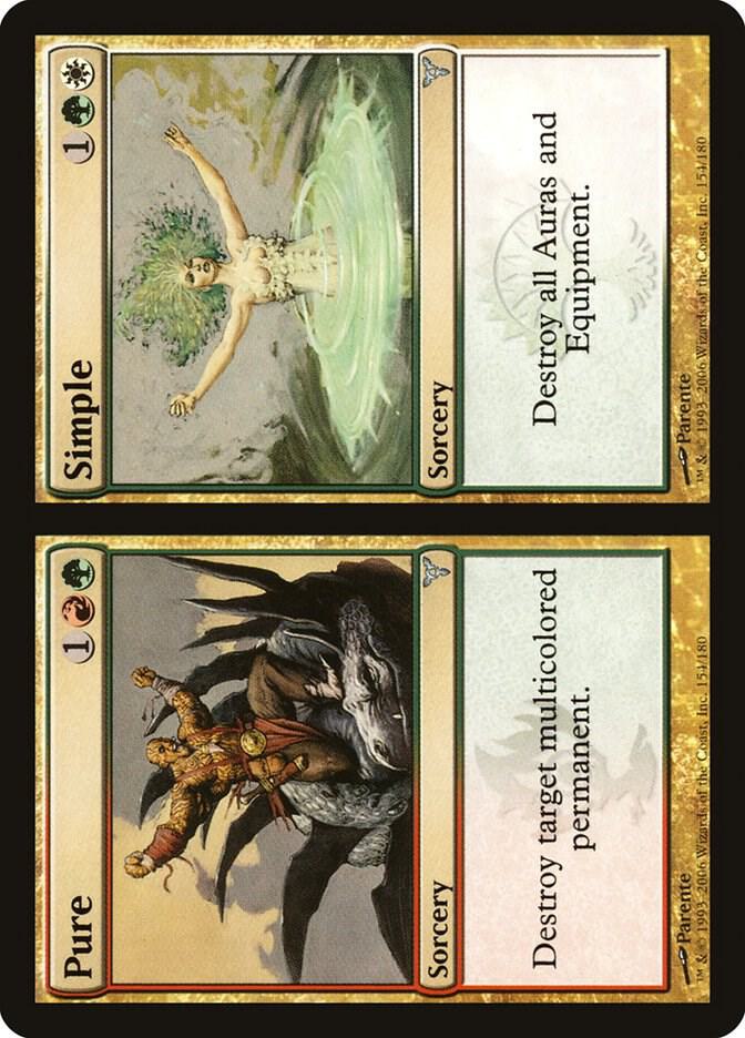 Pure // Simple - Dissension - Magic: The Gathering - TCGplayer.com