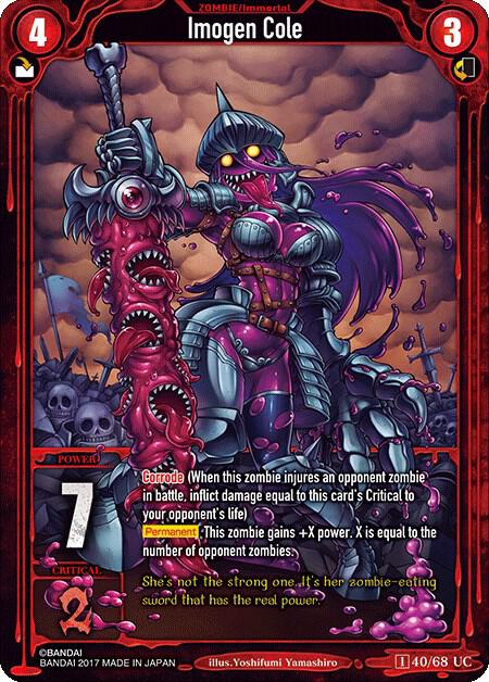 Imogen Cole - Zombie World Order TCG - Set 1 - Zombie World Order