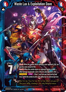 Waste Lax & Exploitation Dave - Zombie World Order TCG Zombie World Order TCG - Set 1 trading card