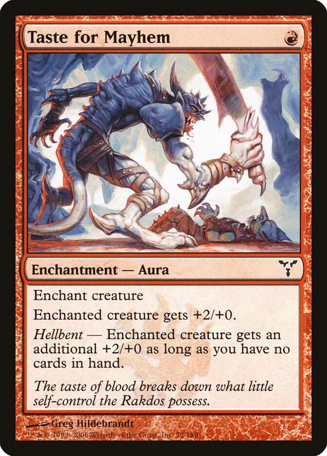 Taste for Mayhem - Dissension - Magic: The Gathering - TCGplayer.com