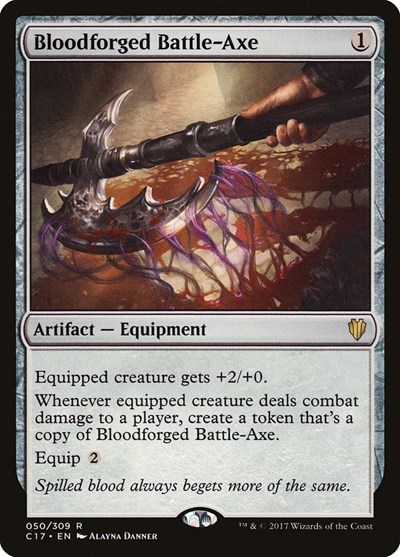 Bloodforged Battle Axe