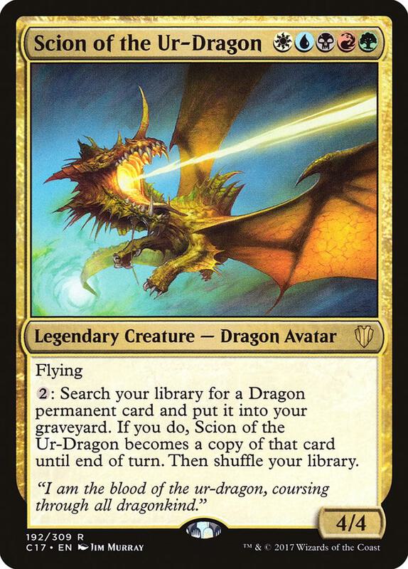 Scion of the Ur-Dragon - Commander 2017 - magic
