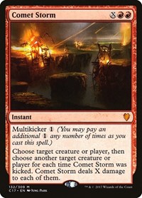 Comet Storm - Commander 2017 - Magic: The Gathering card