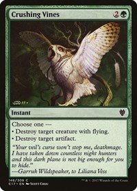 Crushing Vines - Commander 2017 - Magic: The Gathering card