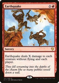 Earthquake - Commander 2017 - Magic: The Gathering card