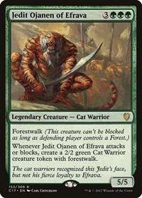 Jedit Ojanen of Efrava - Commander 2017 - Magic: The Gathering card