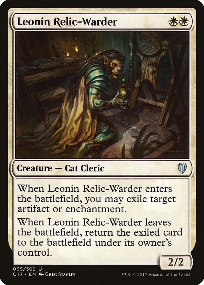 Leonin Relic-Warder 65 card