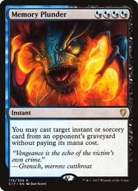 Memory Plunder - Commander 2017 - Magic: The Gathering card