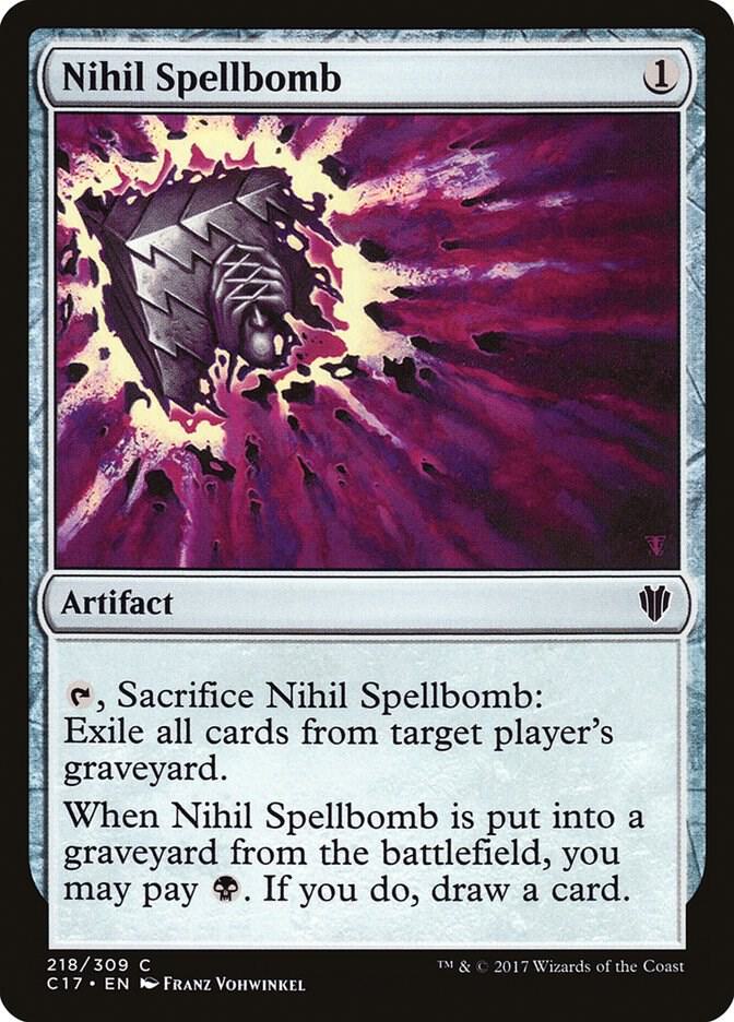 Nihil Spellbomb 218 card